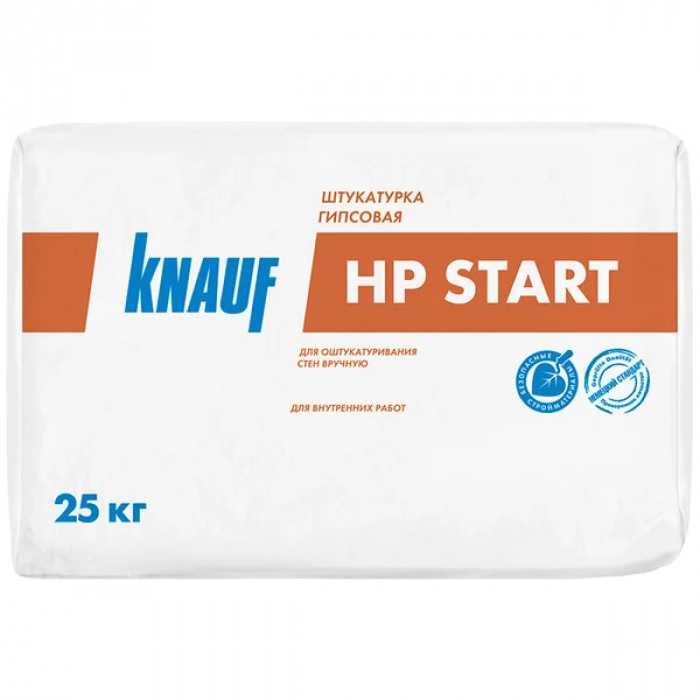 Штукатурка гипсовая КНАУФ-ХП Старт 25 кг
